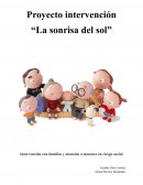 Intervención con familias y atención a menores en riesgo social