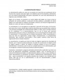 LA ADMINISTRACIÓN PÚBLICA