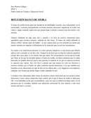 REFLEXIÓN BANCO DE NIEBLA