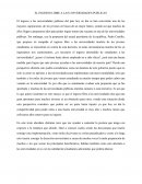 EL INGRESO LIBRE A LAS UNIVERSIDADES PUBLICAS