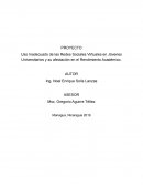 Uso Inadecuado de las Redes Sociales Virtuales en Jóvenes Universitarios y su afectación en el Rendimiento Académico