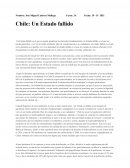 Chile: Un Estado fallido