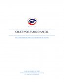 Objetivos funcionales