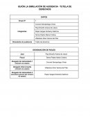 GUIÓN LA SIMULACIÓN DE AUDIENCIA - TUTELA DE DERECHOS