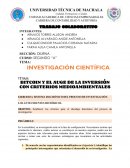 BITCOIN Y EL AUGE DE LA INVERSIÓN CON CRITERIOS MEDIOAMBIENTALES