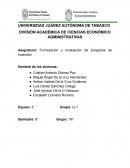 Formulación de proyecto de inversión - Caso practico