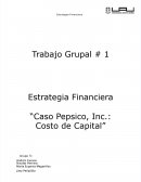 Caso Pepsico, Inc.: Costo de capital