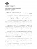 UNA CIUDAD SALUDABLE Parque Central