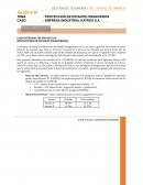 PROYECCIÓN DE ESTADOS FINANCIEROS . CASO : EMPRESA INDUSTRIAL KATROX S.A.