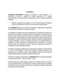 El sistema de gestión implementado por SERINAM S.A.S. Página 1