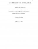 EL CAPITALISMO Y EL MUNDO ACTUAL