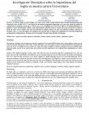 Informe Científico Uso del Ingles