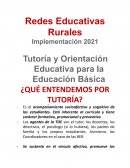 Tutoría y Orientación Educativa