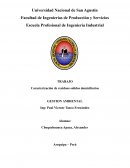 Caracterización de residuos solidos domiciliarios
