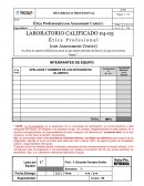 Ética Profesional (con Assessment Center)