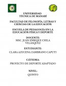 PROYECTO DE DEPORTE ADAPTADO