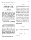 Control discreto de motor de imanes permanentes