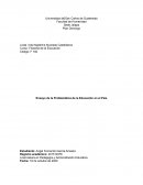 Ensayo de la Problemática de la Educación en el País