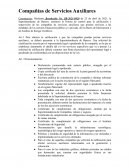 Compañías de Servicios Auxiliares