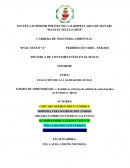 EVALUCIÓN DE LA CALIDAD DEL SUELO
