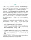 COMUNICACIÓN EMPRESARIAL Y ATENCIÓN AL CLIENTE