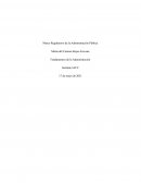 Marco Regulatorio de la Administración Pública