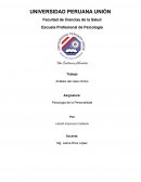 Análisis del caso clínico. Psicología de la Personalidad