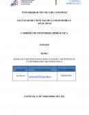 MODELOS Y METODOLOGÍAS PARA VALIDAR Y SISTEMATIZAR LA INFORMACIÓN METEOROLÓGICA