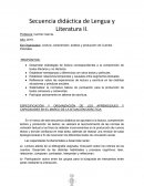 Secuencia Didáctica Lengua y Literatura II