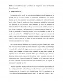 La actividad lúdica para la enseñanza de la expresión oral en la Educación Básica Elemental