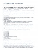 El Roario de La Rápida, sanación de Familias