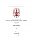 PREVENCIÓN DE CONTAMINACIÓN LUMÍNICA POR FUENTE ARTIFICIAL