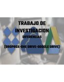TRABAJO DE INVESTIGACION DIFERENCIAS (DROPBOX-ONE DRIVE-GOOGLE DRIVE)