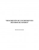DESCRIPCIÓN DE LOS DIFERENTES MÉTODOS DE SONDEO