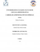 POLITICA ECONOMICA. POLITICA FISCAL