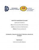 Resumen del Articulo "Valoración y selección de estrategias"