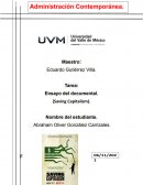 Ensayo del documental. (Saving Capitalism)