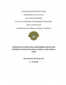 PROPUESTA DE PLANIFICACION DE MANTENIMIENTO MAYOR PARA COMPRESOR CENTRIFUGADO MARCA: INGERSOLL-RAND, MODELO: IC30M4