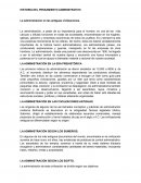 Historia del Pensamiento Administrativo