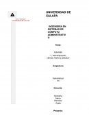 Actividad “1. Administración: ciencia, teoría y práctica”