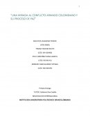Una mirada al conflicto armado colombiano y su proceso de paz