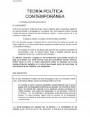 TEORÍA POLÍTICA CONTEMPORÀNEA