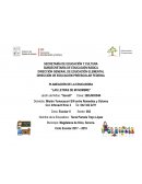 PLANEACIÓN DE LA EDUCADORA “LAS LETRAS DE MI NOMBRE”