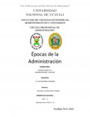 Administración en época primitiva y antigua
