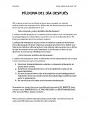 Píldora del día después