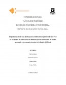 Implementación de una planta para la utilización de plásticos de tipo PET en reemplazo de una fracción de Bitumen para la elaboración de asfalto, aportando a la economía circular de la Región del Maule