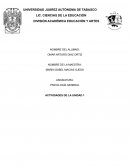 Actividad: Aprendizaje preliminar Introducción a la psicóloga