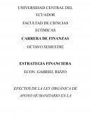 EFECTOS DE LA LEY ORGÁNICA DE APOYO HUMANITARIO EN LA ESTRUCTURA DEL MERCADO LABORAL ECUATORIANO (LOAH)