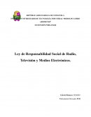 Ley de Responsabilidad Social de Radio, Televisión y Medios Electrónicos