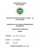 CONCRECION CURRICULAR